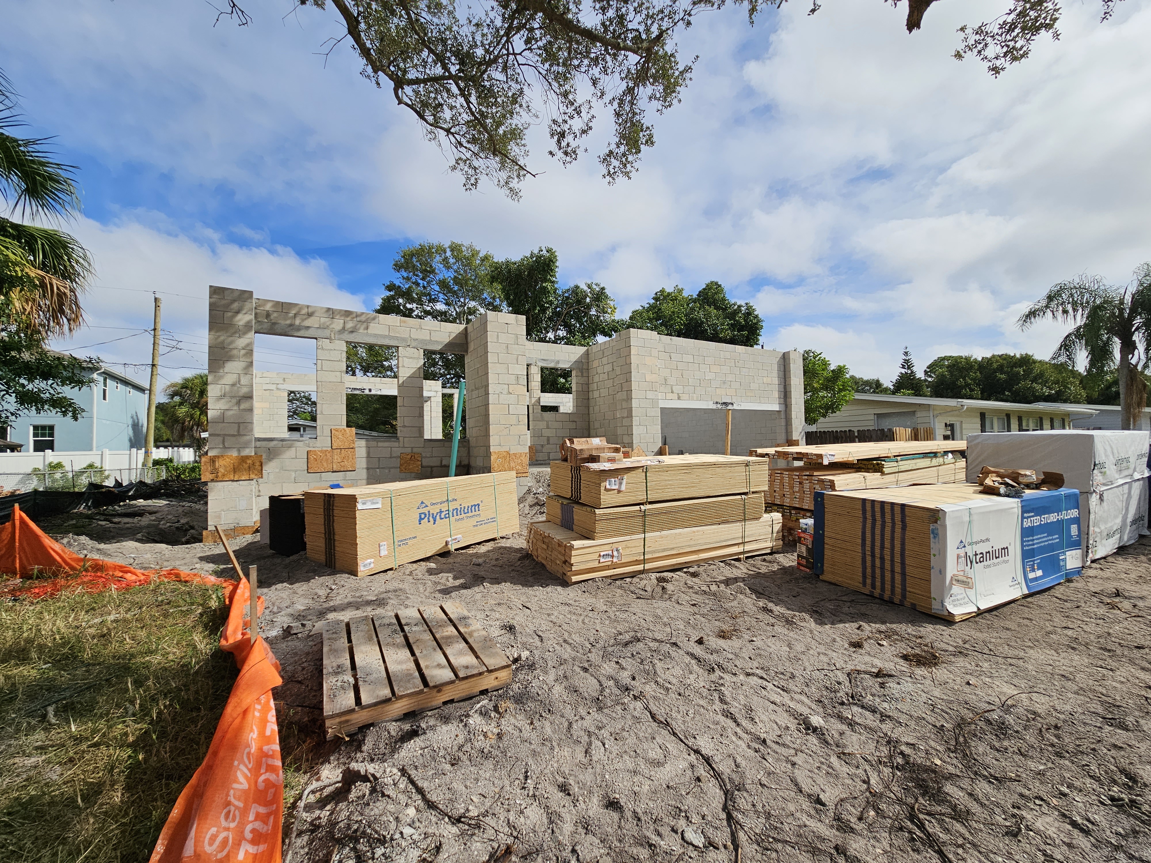 Ground up new construction block and frame build Tampa Bay - Graham Group GGC